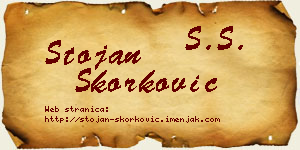 Stojan Skorković vizit kartica